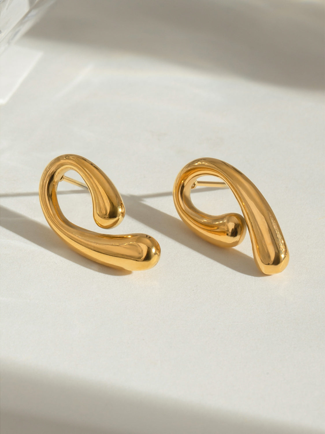 18K Gold-Plated Stainless Steel Earrings