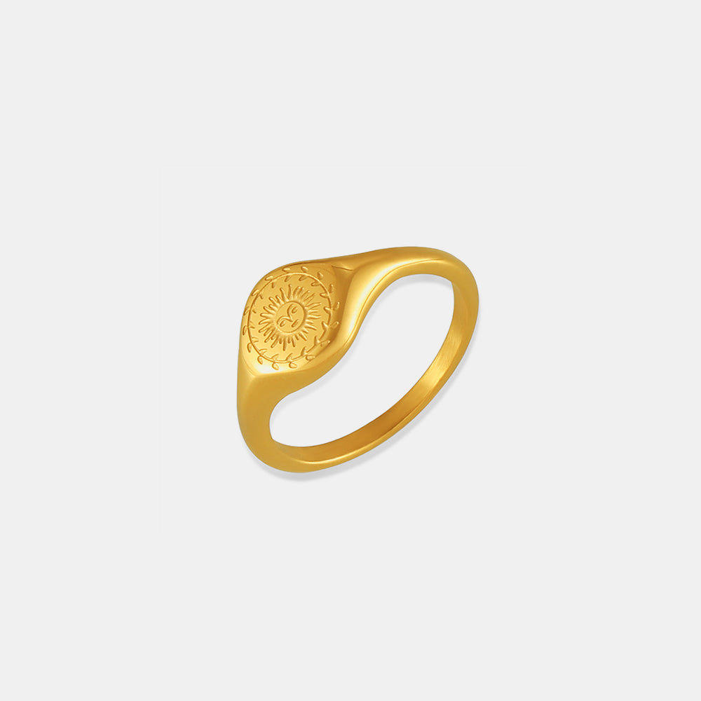 Gold-Plated Sun Ring