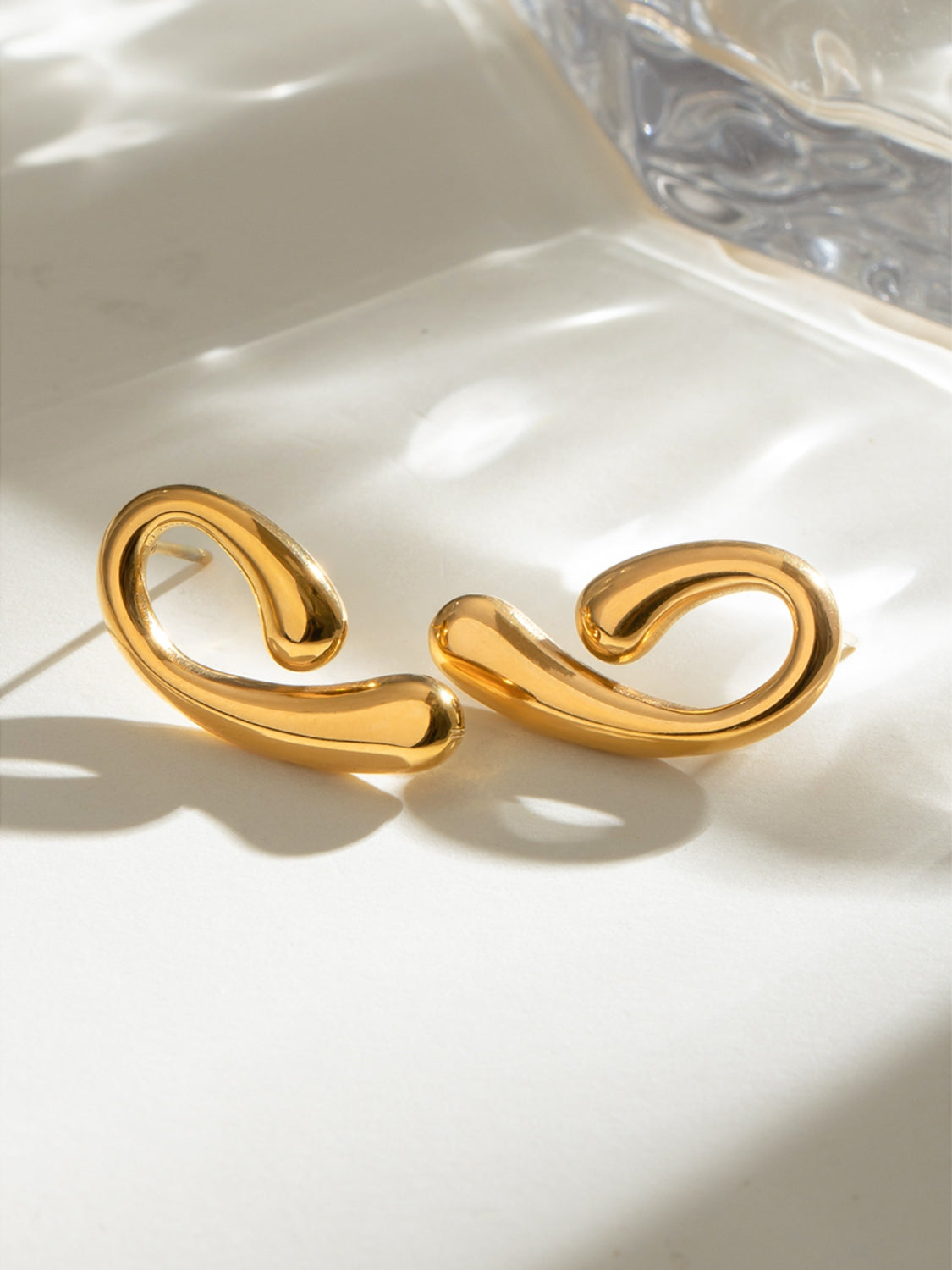 18K Gold-Plated Stainless Steel Earrings