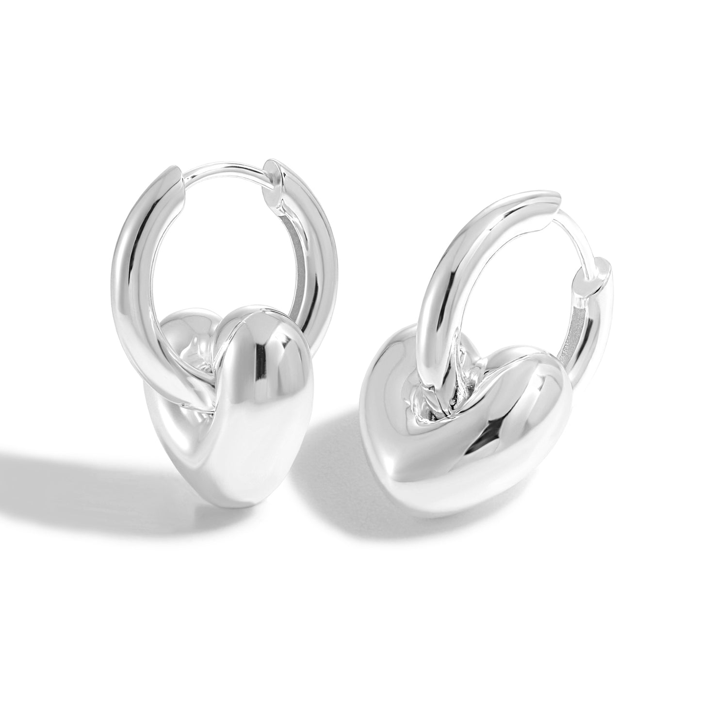 Hollow Love Heart Earrings